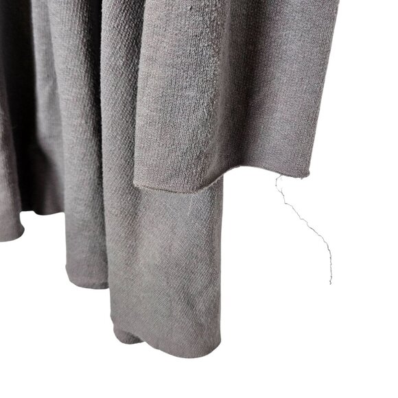 Free People Beach Gray Long Sleeve Tunic M/L Soft‎ Flowy Lightweight Casual Boho - Picture 3 of 7